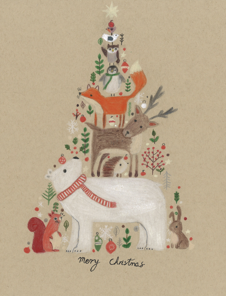 Elisa Christmas Card Art