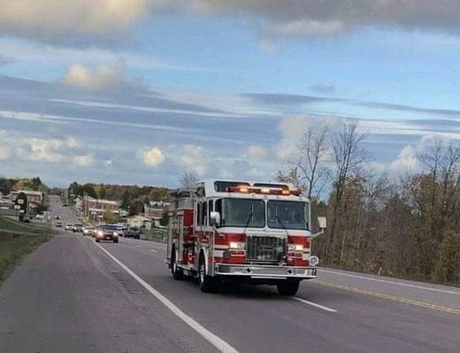 fire truck escort